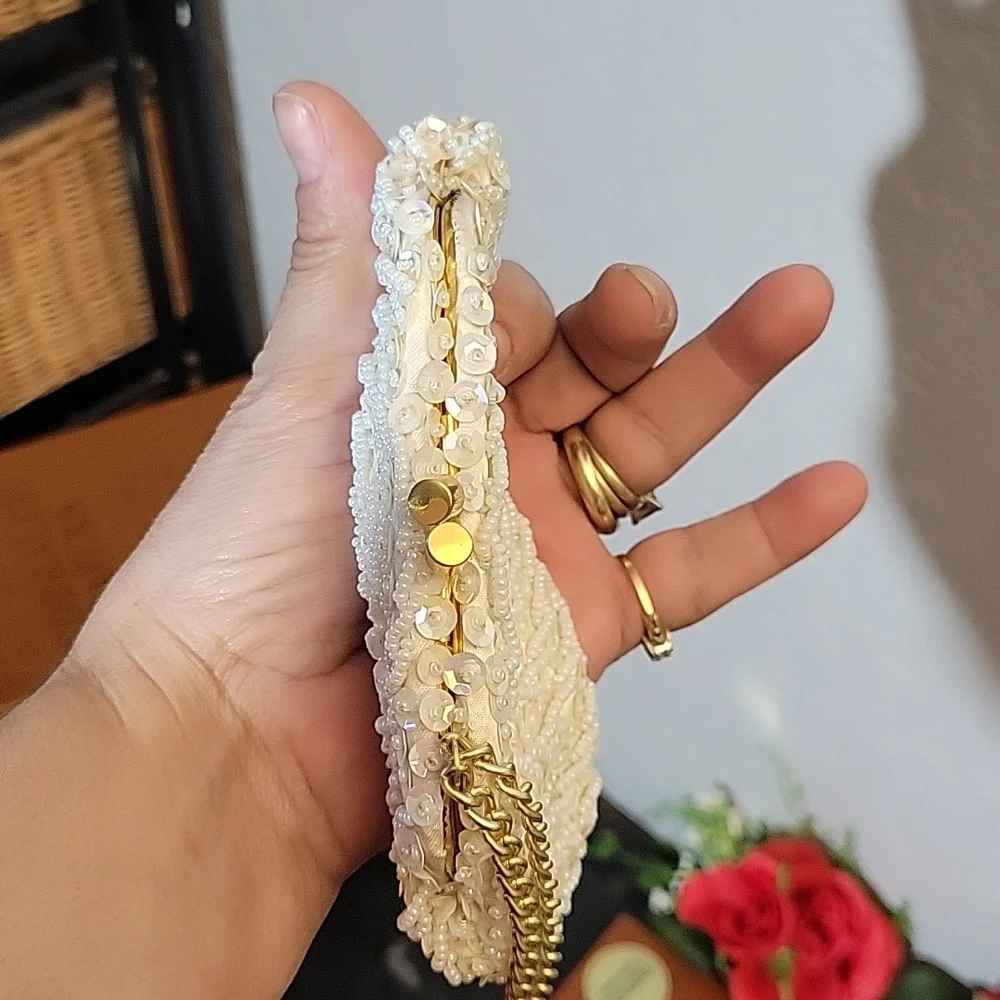 N/A beaded sequined